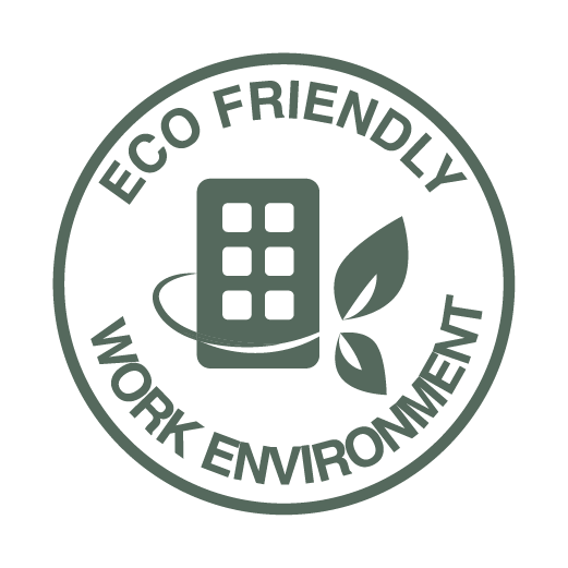 eco friendly work environment icon