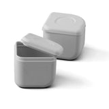 Silipods: Versatile Kids Snack & Puree 2-pack Containers - Dove Grey