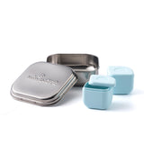GrowBento: All Ages Bento Box - Chrome + Aqua