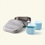 GrowBento: All Ages Bento Box - Chrome + Aqua