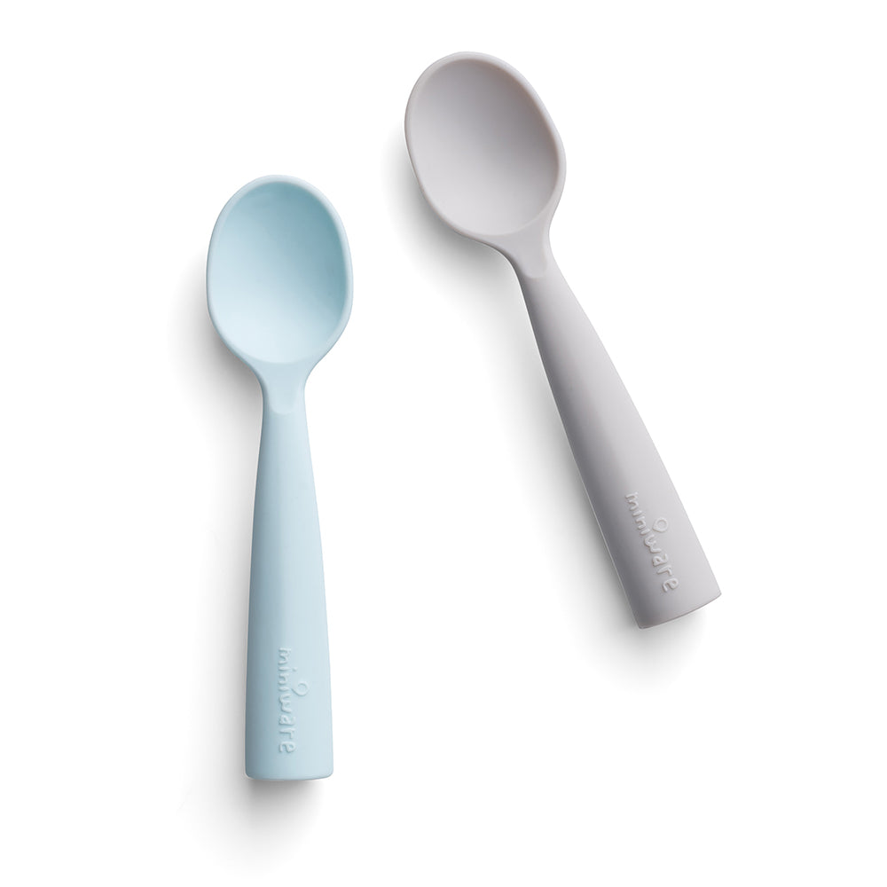 Baby Soft Silicone Spoon Candy Color Spoon Children Food Baby