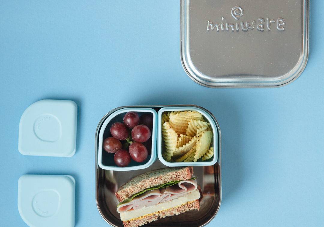travel snacks for toddlers blog image of GrowBento box by miniware
