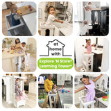 Little Partners Explore 'N Store Learning Tower® Toddler Tower - Soft White