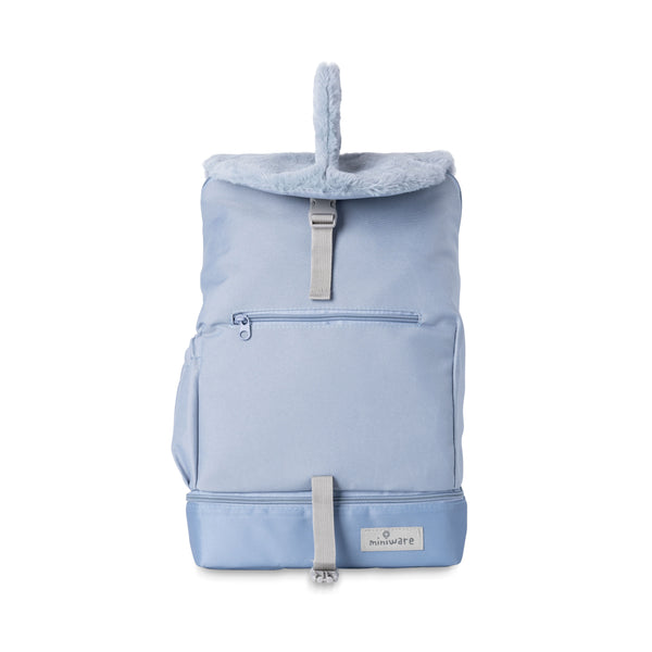 バッグ ROOM No.6 Blue Canvas Mini Pack Durable Canvas Mini Backpack for Everyday Adventures