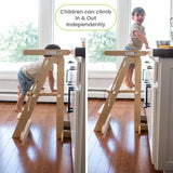 Little Partners Learn 'N Fold Learning Tower® Toddler Tower - Natural