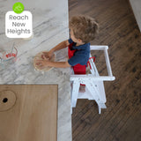 Little Partners Learn 'N Fold Learning Tower® Toddler Tower - Soft White