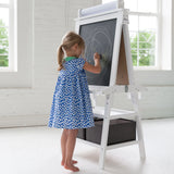 Little Partners Deluxe Learn & Play Art Center - Soft White