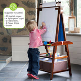 Little Partners Deluxe Learn & Play Art Center - Espresso