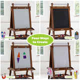 Little Partners Deluxe Learn & Play Art Center - Espresso