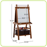 Little Partners Deluxe Learn & Play Art Center - Espresso