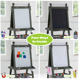 Little Partners Deluxe Learn & Play Art Center - Olive Green