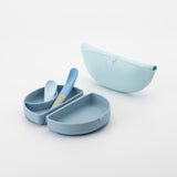 Sili Mini Go: Silicone Travel Meal Set - Blue Banana