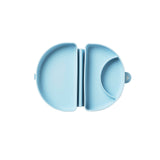 Silifold: Compact Children's Portable Plate - Aqua