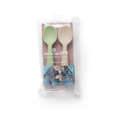 Silicone Training Spoon 2-pack - Pistachio + Oat