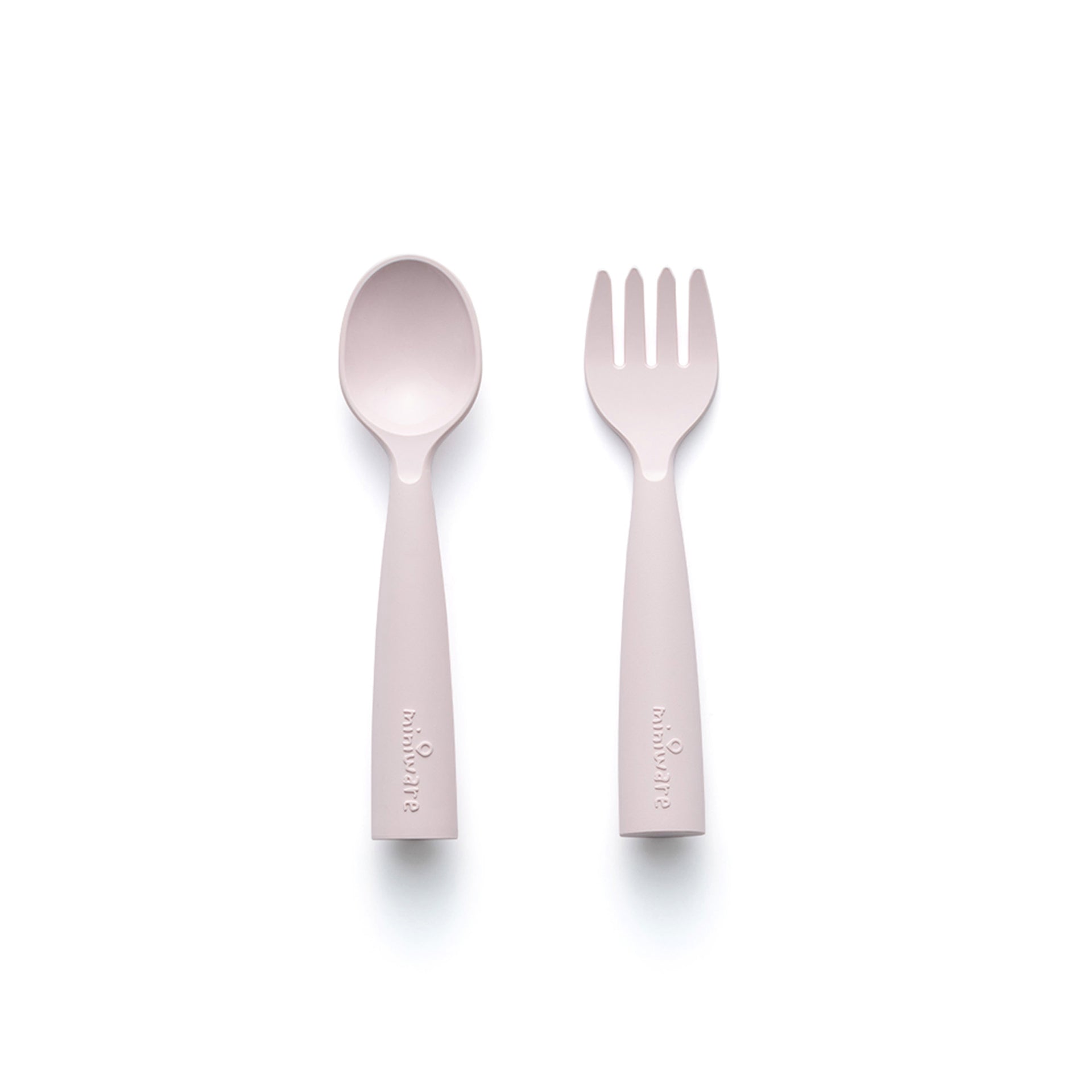 Miniware Training Spoon Set Cotton Candy + Grey