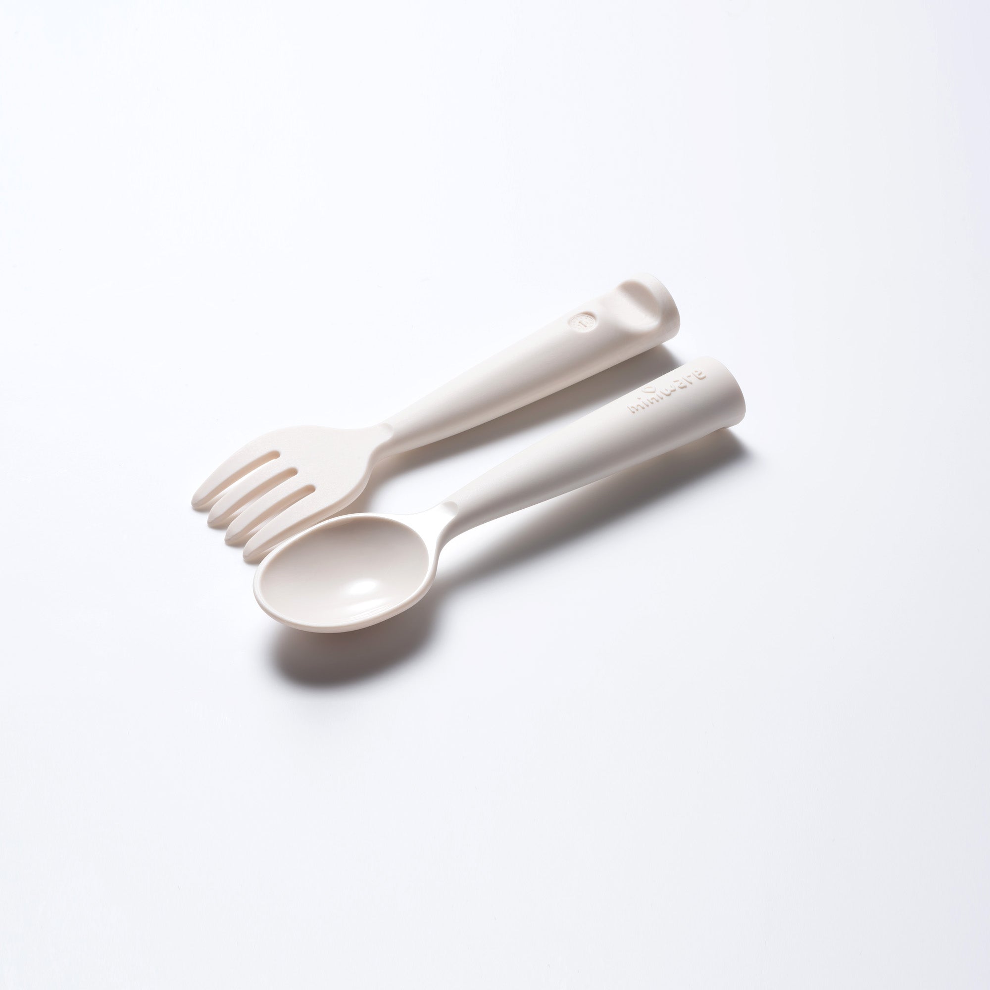 Miniware Silicone Teething Spoon Set - Gray & Aqua