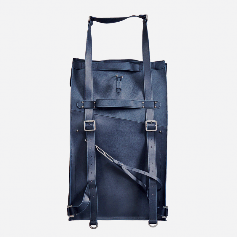 Mini Fold Navy + Brushed Nickel